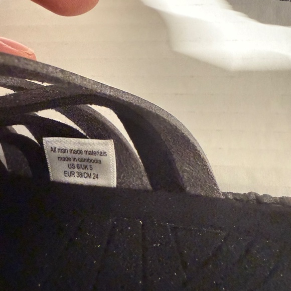 Malibu Men’s Colony Sandals – Black Vegan Suede (6) - Picture 5 of 6